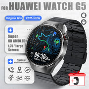 2025 New Sports Business Watch G5 PlUS Smart Watch Men 1.75"HD AMOLED Screen GPS track Heart Rate Compass Voice Call Smart Watch