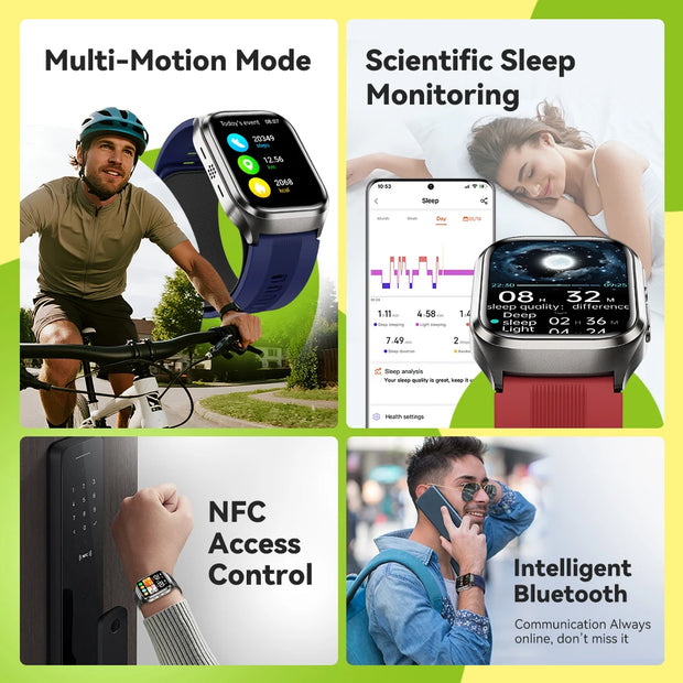 2025 For Huawei New High-end Laser Detection Airbag Smart Watch Men ECG+PPG Uric Acid Precise Blood Pressure Health Watches