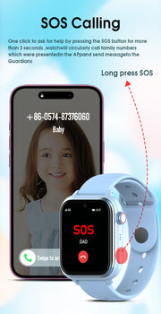 Wonlex KT37 GPS Smart Watch Kids AI Voice Assistant WiFi Location Tracker Video Call Heart Rate Monitoring Children Smart Watch