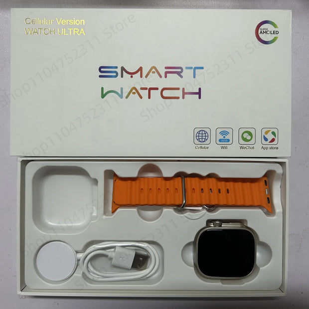 JC02 Pro 5G Smartwatch 2.29inch Amoled Curved Display S10 Ultra 3 Smart Watch With Rotary Camera GPS WIFI NFC Compass Video Call