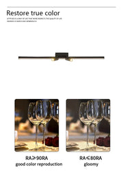 Modern LED Line Ceiling Lamp modern Living Room Dining Room Master Bedroom Study Fixture Gold Black Ceiling Lights Illumination