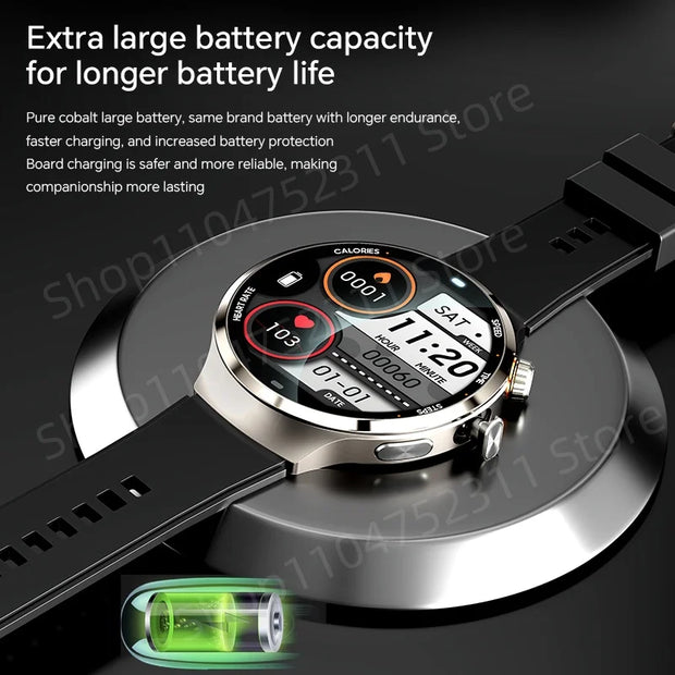 New Android 13.0 Dual System Smartwatch 4G Wifi GPS Smart Watch 210° Rotary Camera Heart rate Blood pressure Sim Card Gobal Call