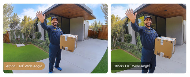 ARPHA Smart Lock D289L Set WiFi Video Smart Lock with Camera & Doorbell 5-in-1 Keyless Entry Fingerprint Door Lock Two-Way Audio