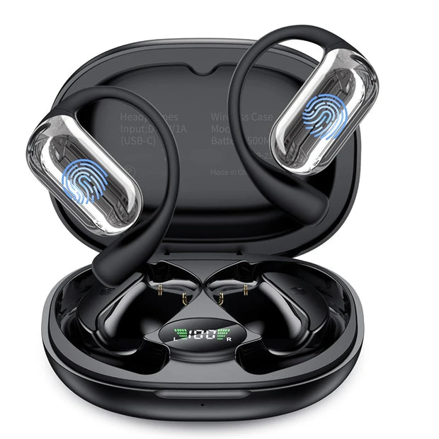 UYUXIO Real Time Translator Headphones AI Language Translation Earbuds 144 Languages & Accents 3 in 1 OWS Ear Buds for Business