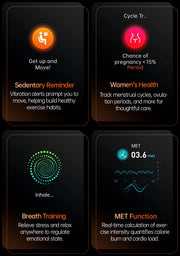 2025 New Health Analysis ECG+PPG Smart Watch Body Fat Uric Acid Blood Pressure Heart Rate Tracker NFC Smartwatch For Android IOS