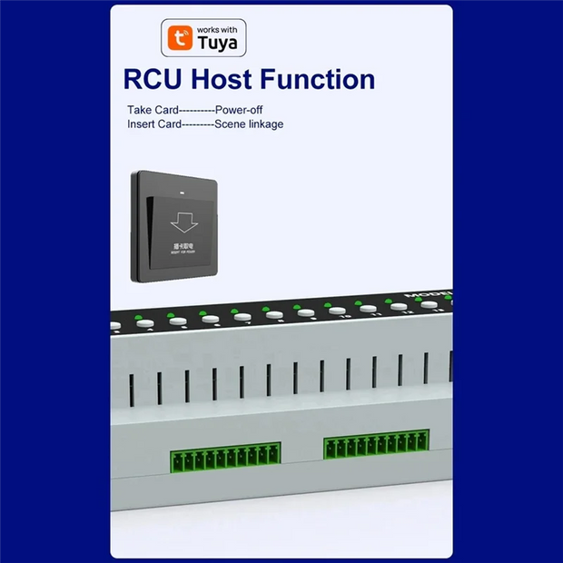 B27B SAAS Dry Node 16 CH Relay Switch Module Tuya Smart Wifi On/Off Control Weak Current Power Module