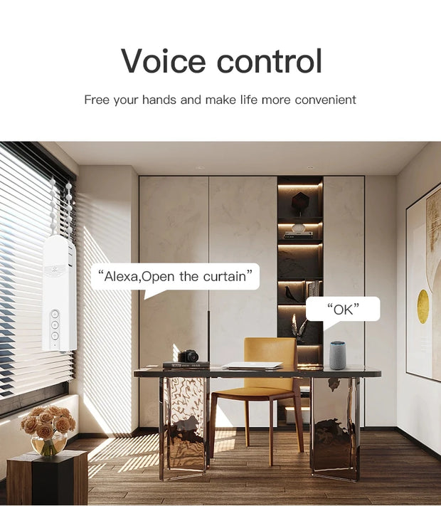 Tuya Smart Blind Motor Wifi Automatic Electric Roller Shutter Shadows App Control Lifting Curtain Opening Closing Driver