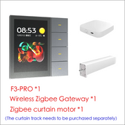 F3-pro Tuya Smart Central Control Panel ZigBee Wall Switch Home Automation Wireless Lighting Control System