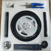 Modern Black White Linear Wall Lamp Skyline Wall Sconce Background LED Bar Strip Living Room Home Decor Lights Bathroom Fixture