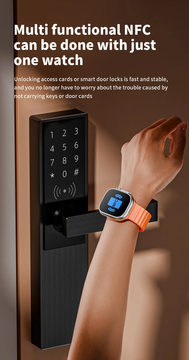 JC02 Pro 5G Smartwatch 2.29inch Amoled Curved Display S10 Ultra 3 Smart Watch With Rotary Camera GPS WIFI NFC Compass Video Call