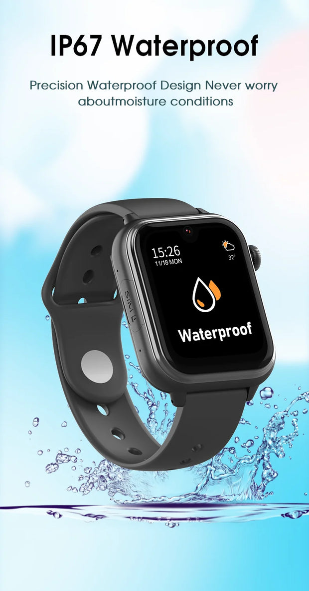 Wonlex KT37 GPS Smart Watch Kids AI Voice Assistant WiFi Location Tracker Video Call Heart Rate Monitoring Children Smart Watch