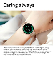 For Huawei New Ultra Slim AMOLED Smart Watch Women Screen Always Display Time Heart Rate BT Calling High-end Fashion Smartwatch