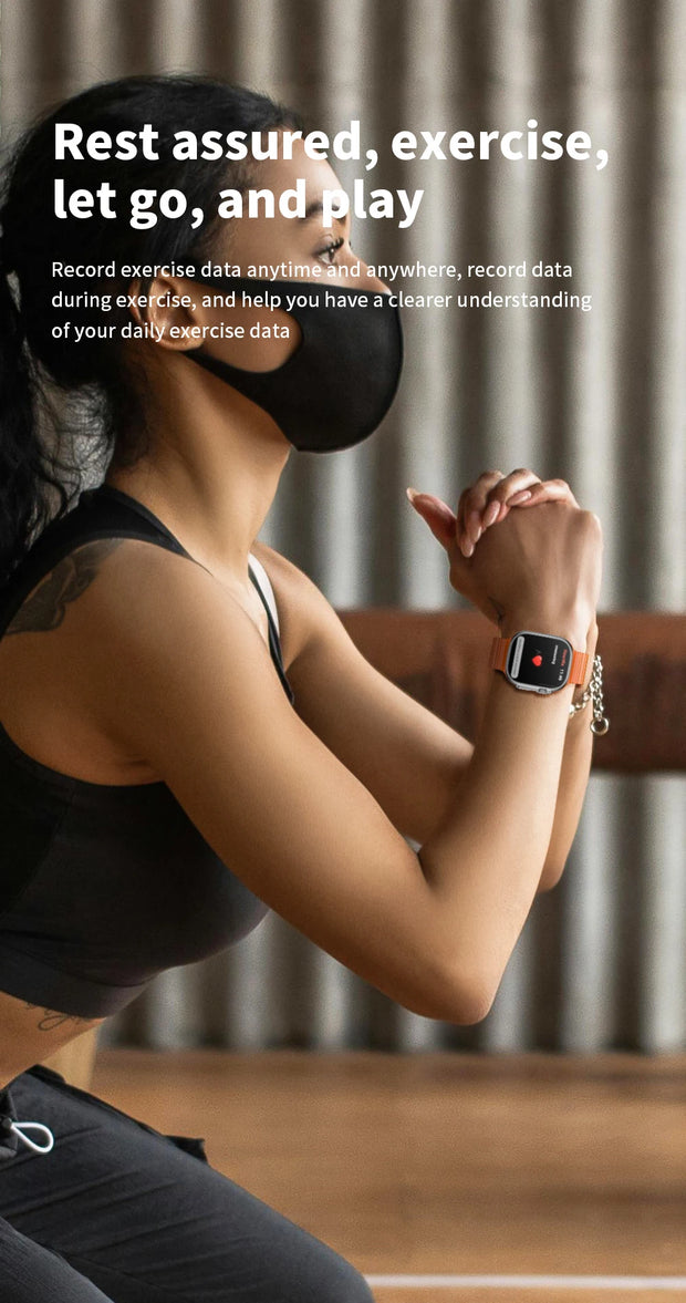 JC02 Pro 5G Smartwatch 2.29inch Amoled Curved Display S10 Ultra 3 Smart Watch With Rotary Camera GPS WIFI NFC Compass Video Call