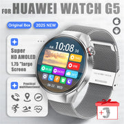 2025 New Sports Business Watch G5 PlUS Smart Watch Men 1.75"HD AMOLED Screen GPS track Heart Rate Compass Voice Call Smart Watch