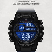 New NAVIFORCE Multi Functional Men's Watches Gas phase Digital Display Screen Silicone Strap Boy's Electronic Sports Male Clocks