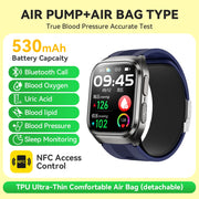 2025 For Huawei New High-end Laser Detection Airbag Smart Watch Men ECG+PPG Uric Acid Precise Blood Pressure Health Watches