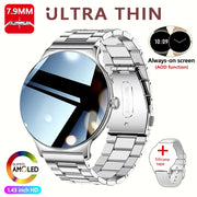 For Huawei New Ultra Slim AMOLED Smart Watch Women Screen Always Display Time Heart Rate BT Calling High-end Fashion Smartwatch