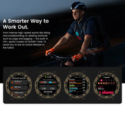 2024 KOSPET TANK T3 Smart Watch For Men 500mAh 60Days Battery IP69K 5ATM Waterproof AMOLED Bluetooth Call Military Men's Watches