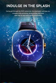 8GB+128GB RAM 5G/4G Android 9.0 Smart Watch 2.4 inch AMOLED 2100mah Battery 1000W Camera GPS WIFI Google APP Download Smartwatch