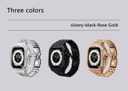 2024 Luxury Stainless Steel Watch Band for Apple Watch Series Ultra 49mm  Smart Watch Case with Stylish Strap