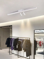 Modern LED Line Ceiling Lamp modern Living Room Dining Room Master Bedroom Study Fixture Gold Black Ceiling Lights Illumination