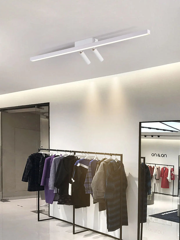 Modern LED Line Ceiling Lamp modern Living Room Dining Room Master Bedroom Study Fixture Gold Black Ceiling Lights Illumination