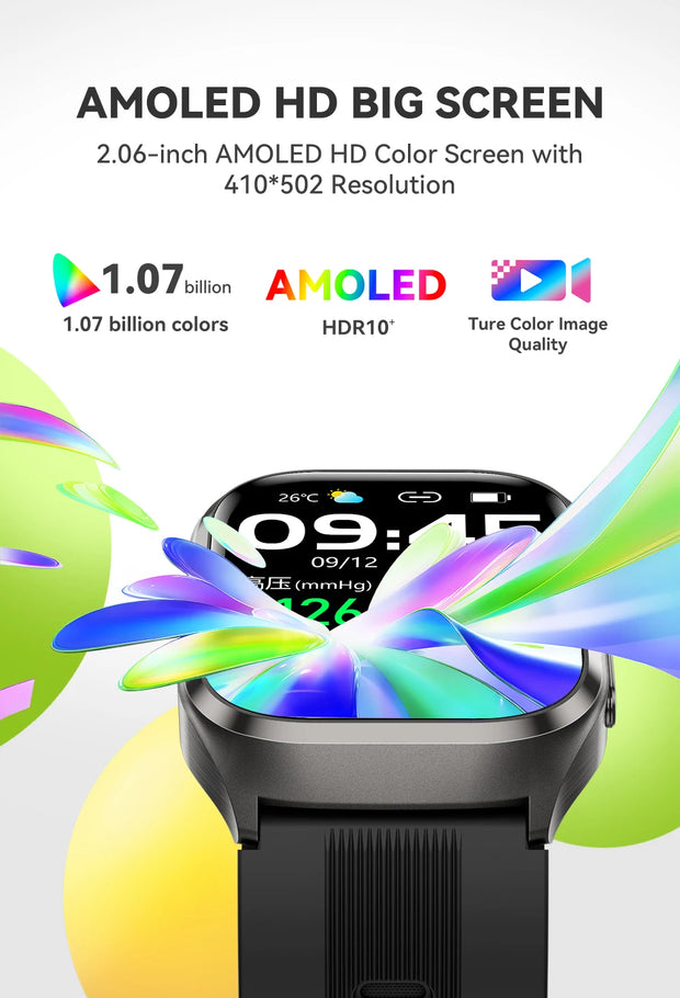 2025 For Huawei New High-end Laser Detection Airbag Smart Watch Men ECG+PPG Uric Acid Precise Blood Pressure Health Watches