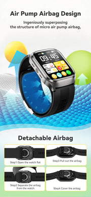 2025 For Huawei New High-end Laser Detection Airbag Smart Watch Men ECG+PPG Uric Acid Precise Blood Pressure Health Watches