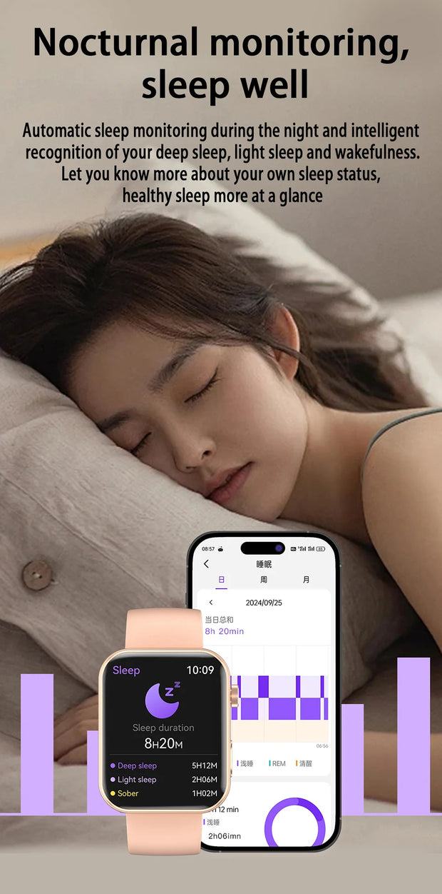 New Smart Watch Women Men Camera Take Photo Record Video Heart rate Sports Fitness Waterproof Bluetooth Call For Android iOS