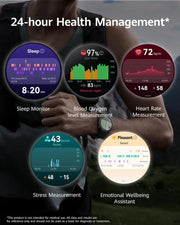 HUAWEI Watch GT 5 46mm Smartwatch, up to 14 Days Battery Life, All New Running and Cycling Sports Smart Watch, Sharp Edged Desig