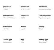 2025 New Sports Business Watch G5 PlUS Smart Watch Men 1.75"HD AMOLED Screen GPS track Heart Rate Compass Voice Call Smart Watch