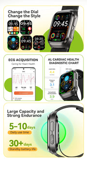 2025 For Huawei New High-end Laser Detection Airbag Smart Watch Men ECG+PPG Uric Acid Precise Blood Pressure Health Watches