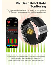 2025 For Huawei New High-end Laser Detection Airbag Smart Watch Men ECG+PPG Uric Acid Precise Blood Pressure Health Watches