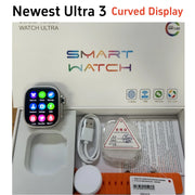 JC02 Pro 5G Smartwatch 2.29inch Amoled Curved Display S10 Ultra 3 Smart Watch With Rotary Camera GPS WIFI NFC Compass Video Call