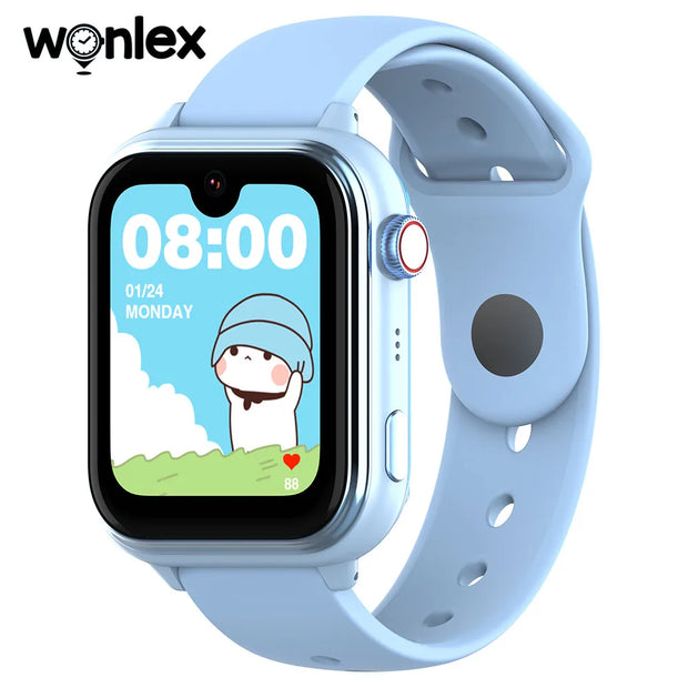 Wonlex KT37 GPS Smart Watch Kids AI Voice Assistant WiFi Location Tracker Video Call Heart Rate Monitoring Children Smart Watch