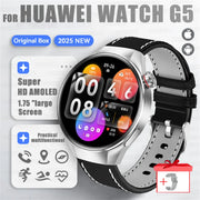 2025 New Sports Business Watch G5 PlUS Smart Watch Men 1.75"HD AMOLED Screen GPS track Heart Rate Compass Voice Call Smart Watch