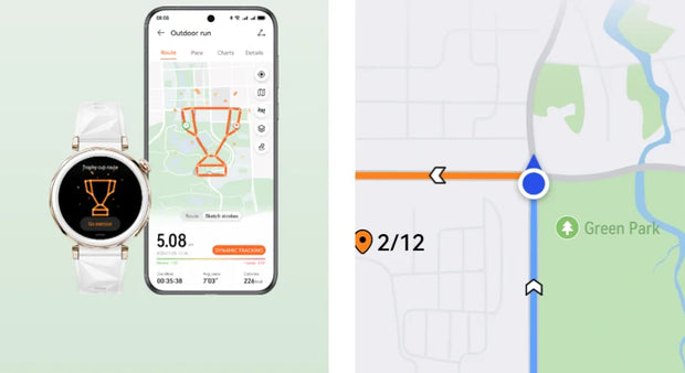 HUAWEI Watch GT 5 46mm Smartwatch, up to 14 Days Battery Life, All New Running and Cycling Sports Smart Watch, Sharp Edged Desig