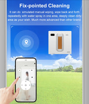 Window Vacuum Robot Cleaner ABIR WD8, Dual Ultrasonic Spray, AI intelligent Wipping, Updated Laser,Smart Home Glass Wall Washing