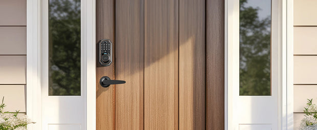 ARPHA Smart Lock D289L Set WiFi Video Smart Lock with Camera & Doorbell 5-in-1 Keyless Entry Fingerprint Door Lock Two-Way Audio