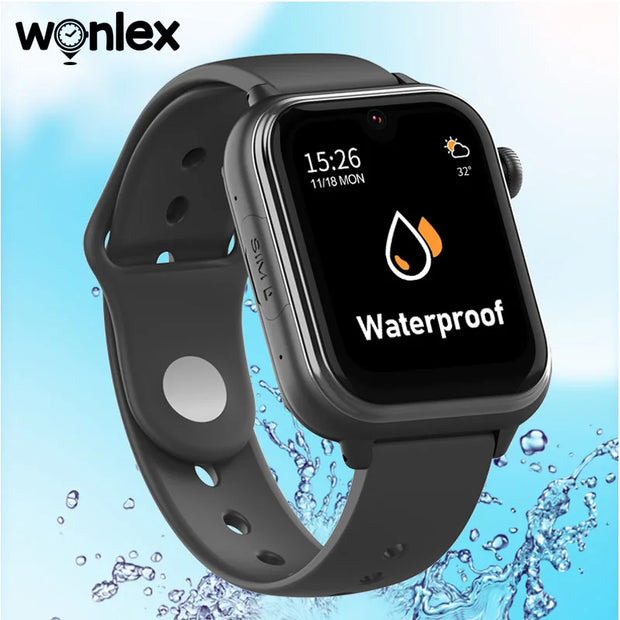 Wonlex KT37 GPS Smart Watch Kids AI Voice Assistant WiFi Location Tracker Video Call Heart Rate Monitoring Children Smart Watch