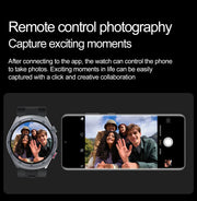 Airbag Smart Watch For huawei 2025 New health watch mens air Pump True Accurately Blood Pressure watches Uric Acid Blood Lipids